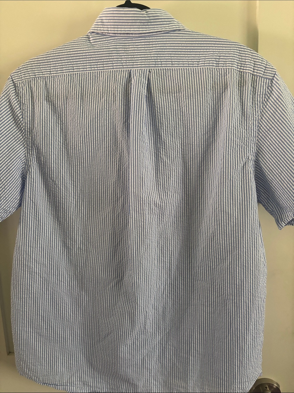 Polo by Ralph Lauren Blue & White Striped Short-Sleeve Oxford - Picture 4 of 4